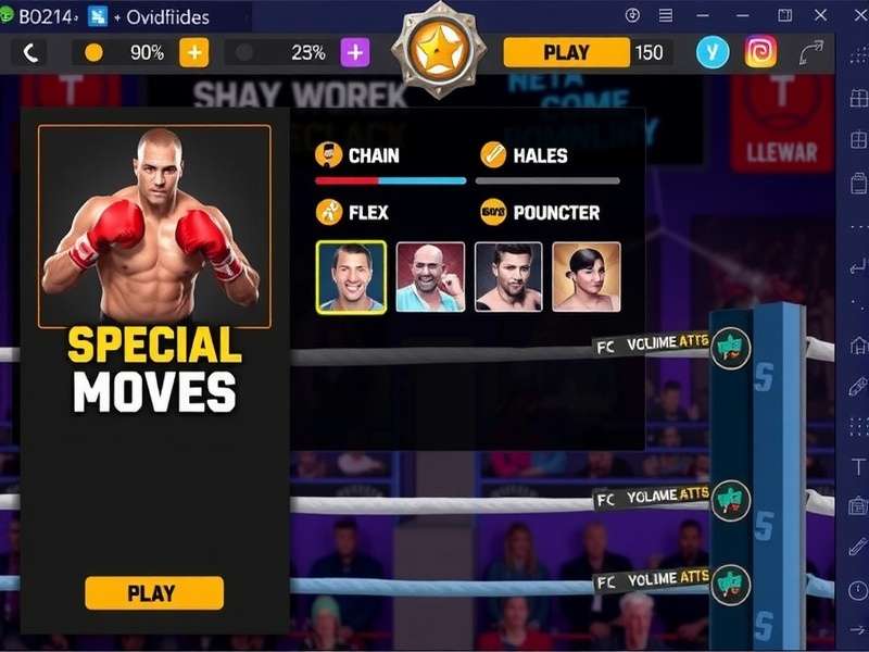 Boxing Fantasy Clash Game Screenshot